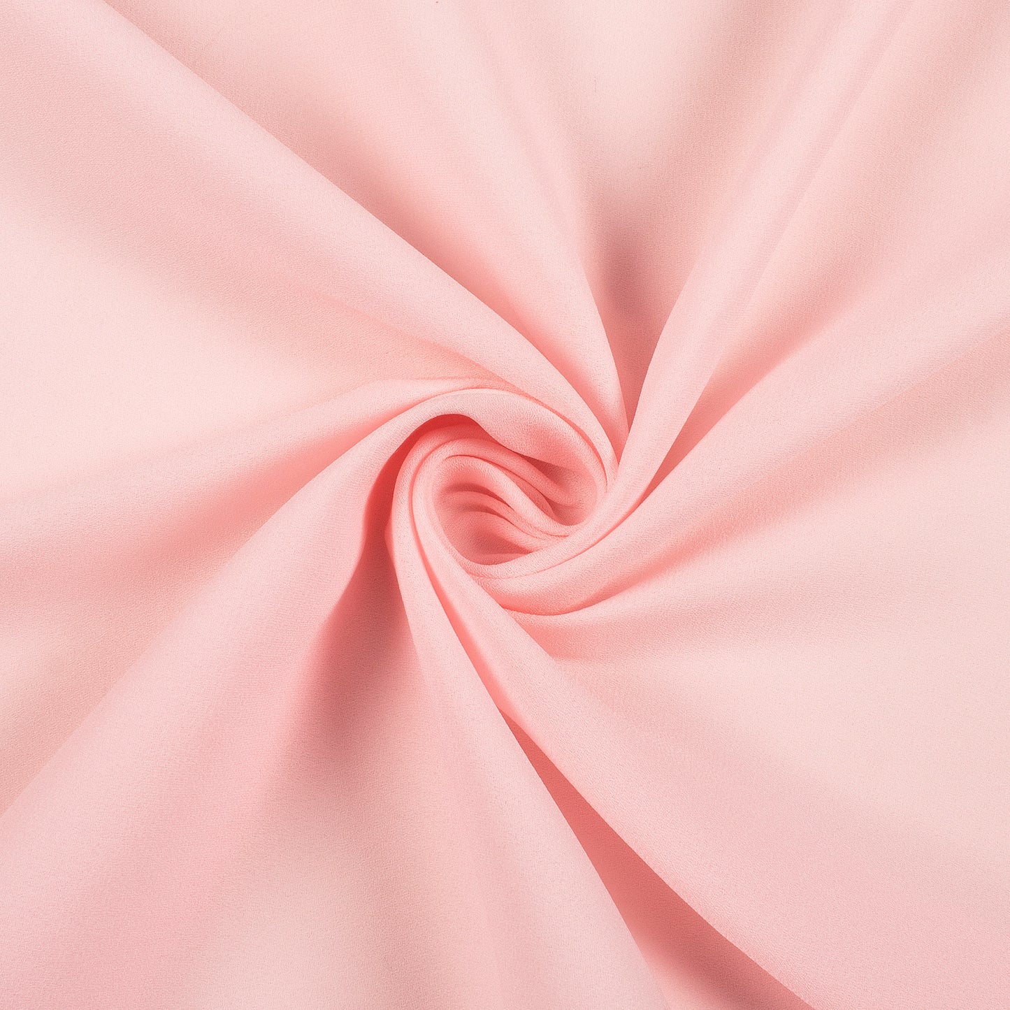 Light Pink Plain Moss Georgette Fabric (Width 54 Inches)