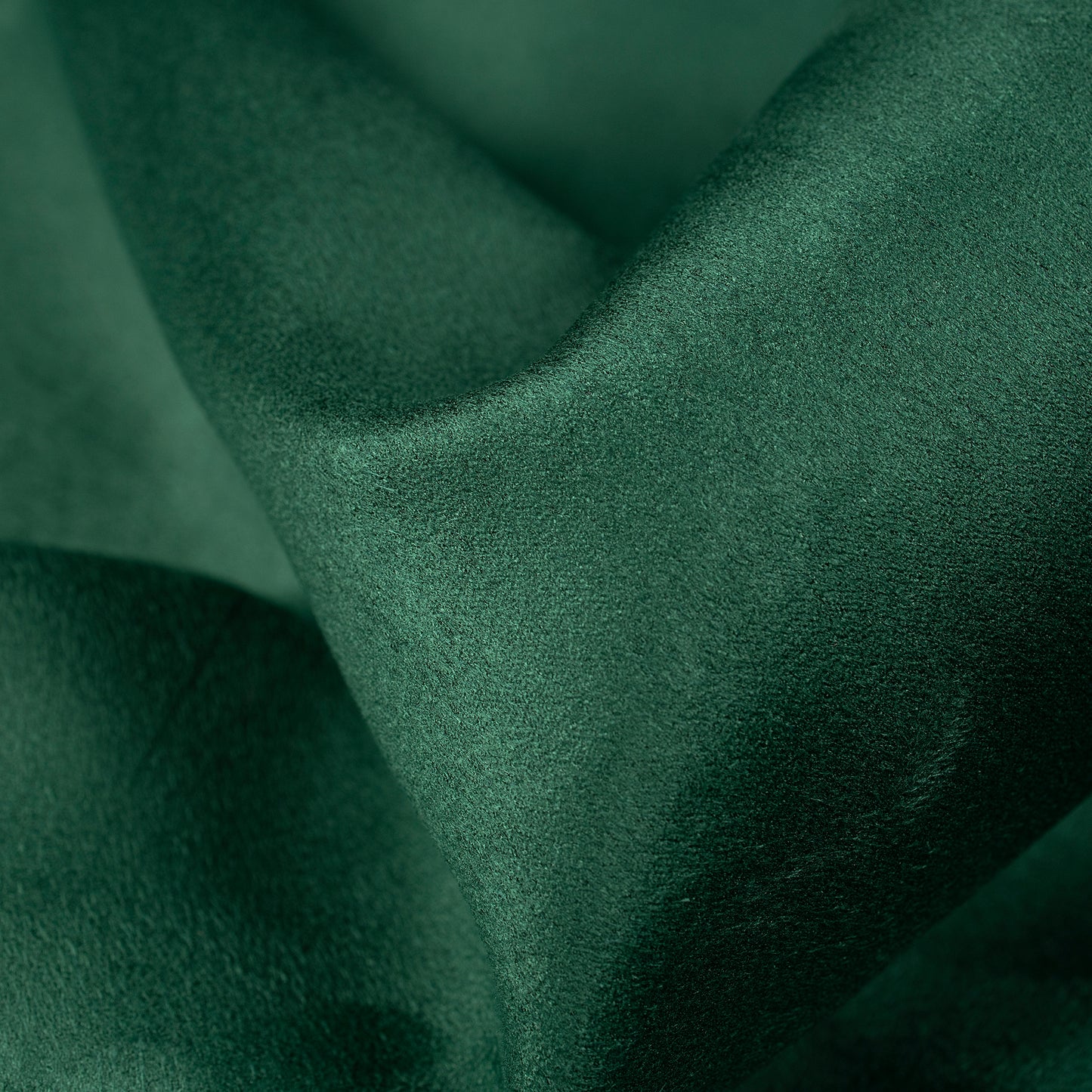 Castleton Green Plain Suede Fabric (Width 58 Inches)