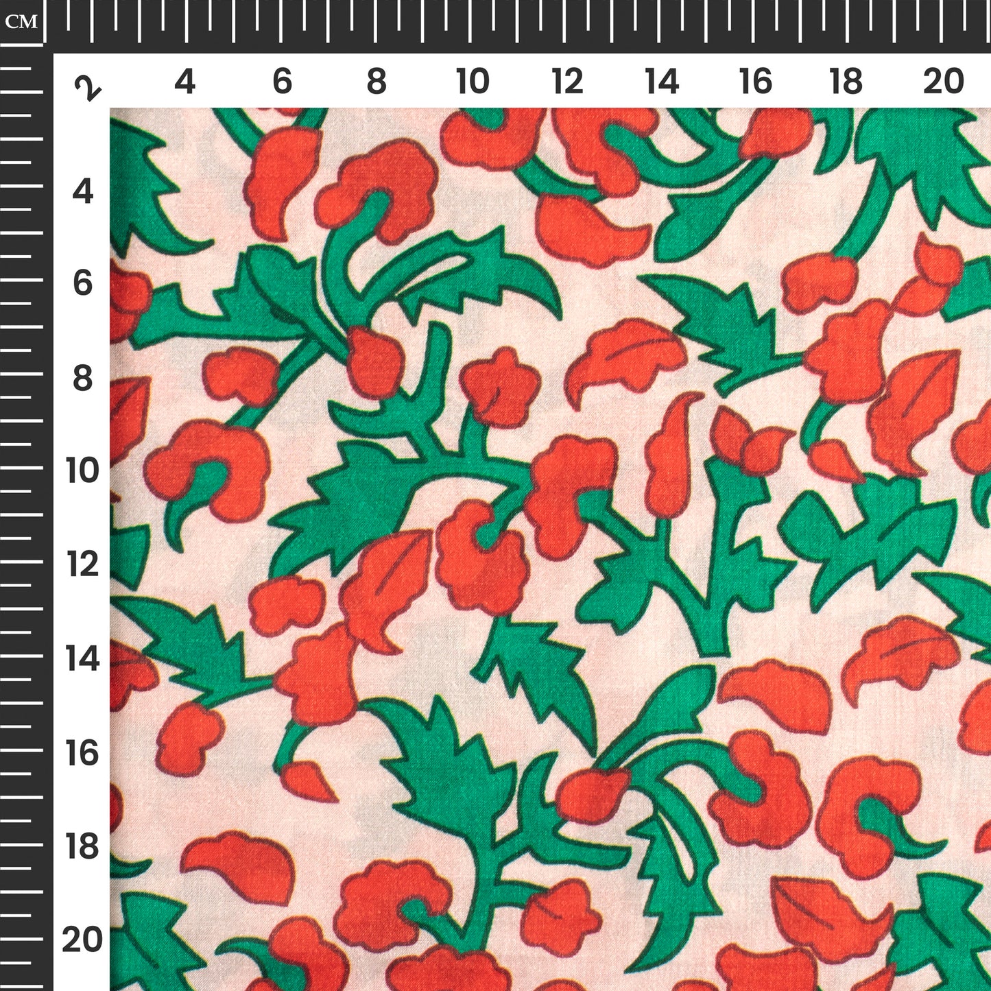 Lovely Floral Digital Print Crepe Silk Fabric