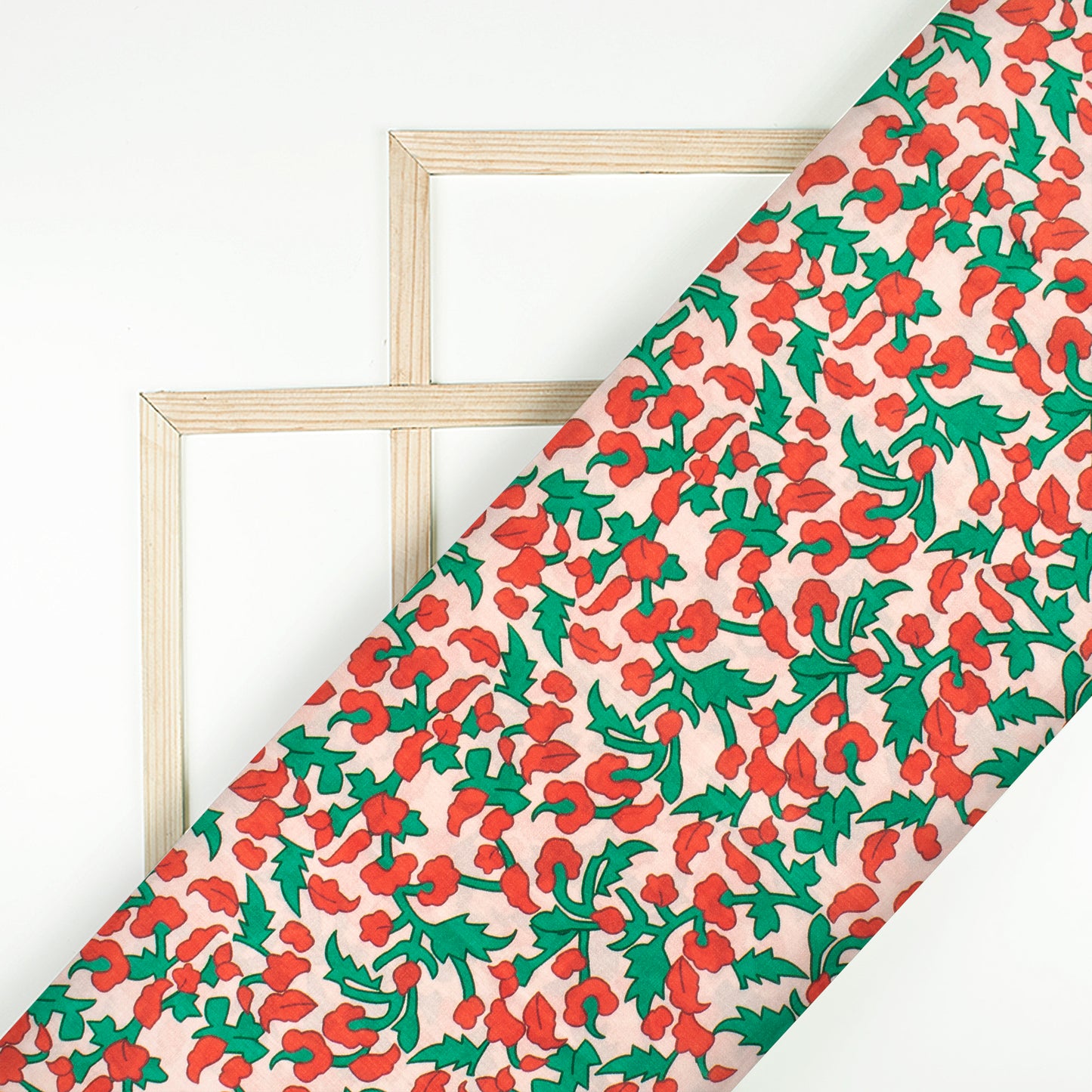 Lovely Floral Digital Print Crepe Silk Fabric