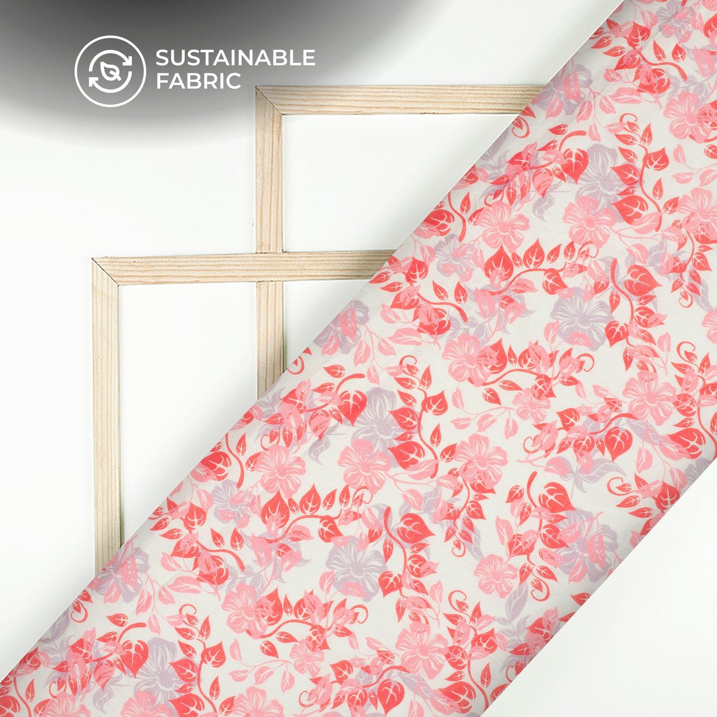 Enchanted Floral Digital Print Premium Swiss Linen Fabric