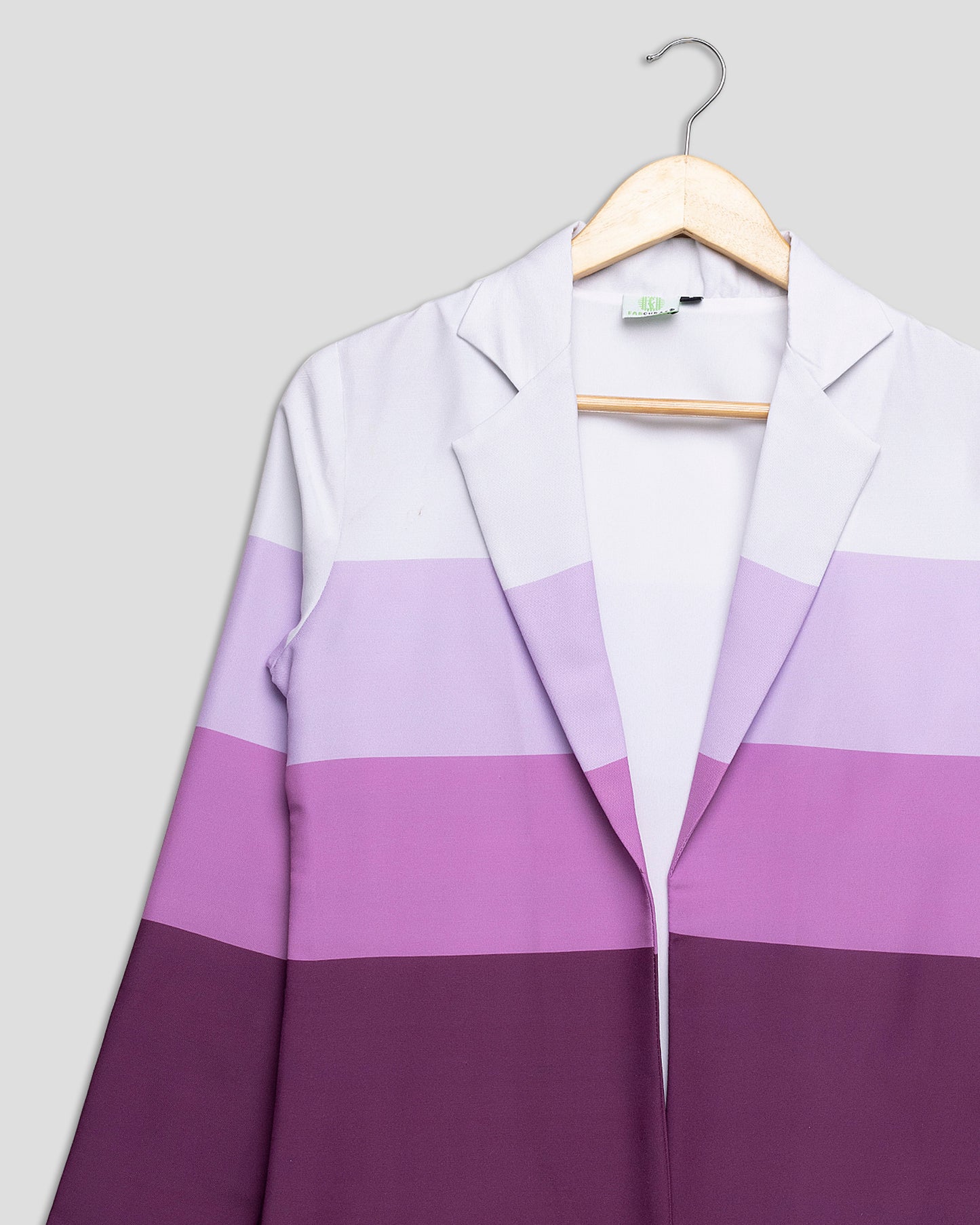 Contemporary Color Block Jacket for Women