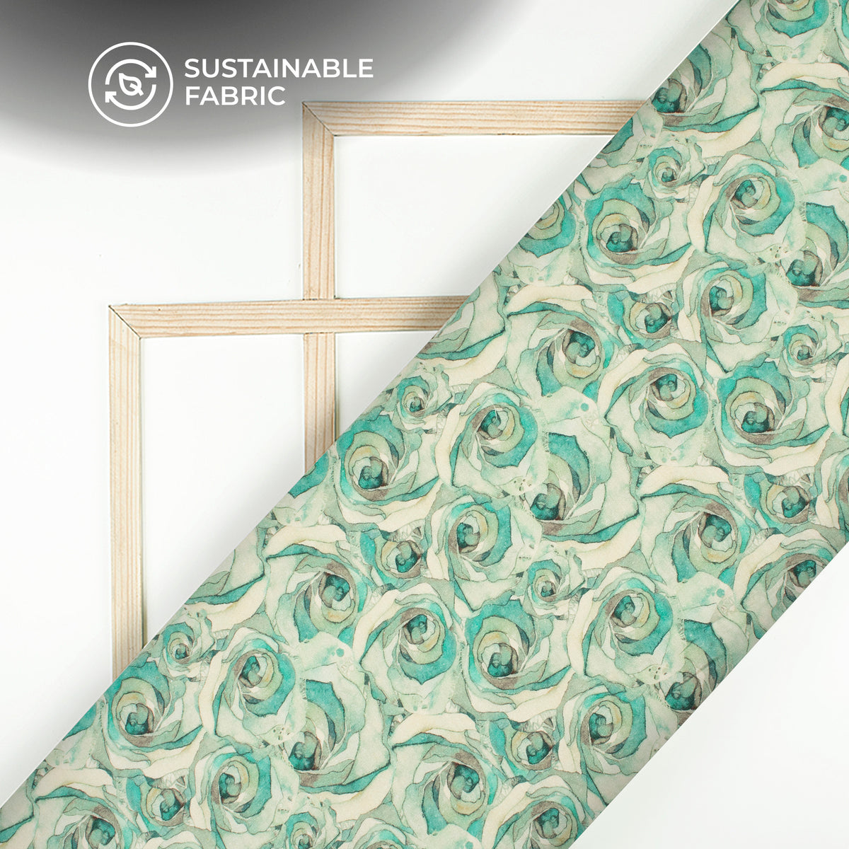 Charming Floral Digital Print Premium Swiss Linen Fabric