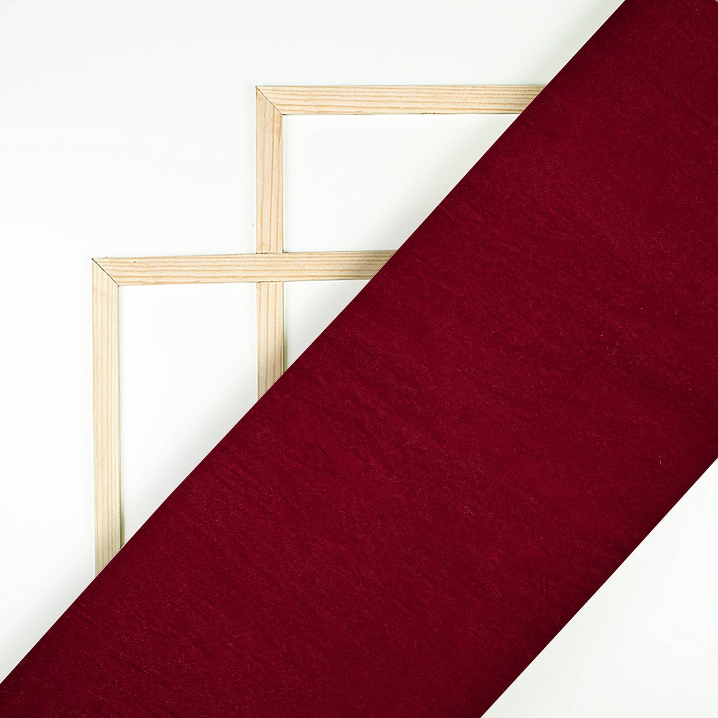 Maroon Plain Export Quality Micro Velvet Fabric