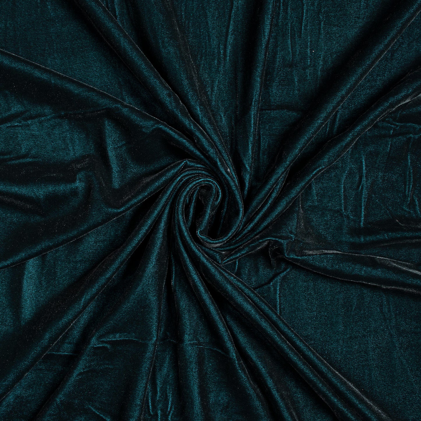 Dark Green Plain Export Quality Dual Tone Micro Velvet Fabric