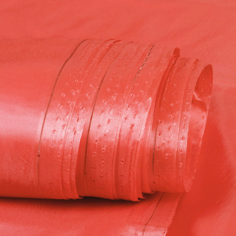 Crimson Red Plain Premium Liquid Organza Fabric