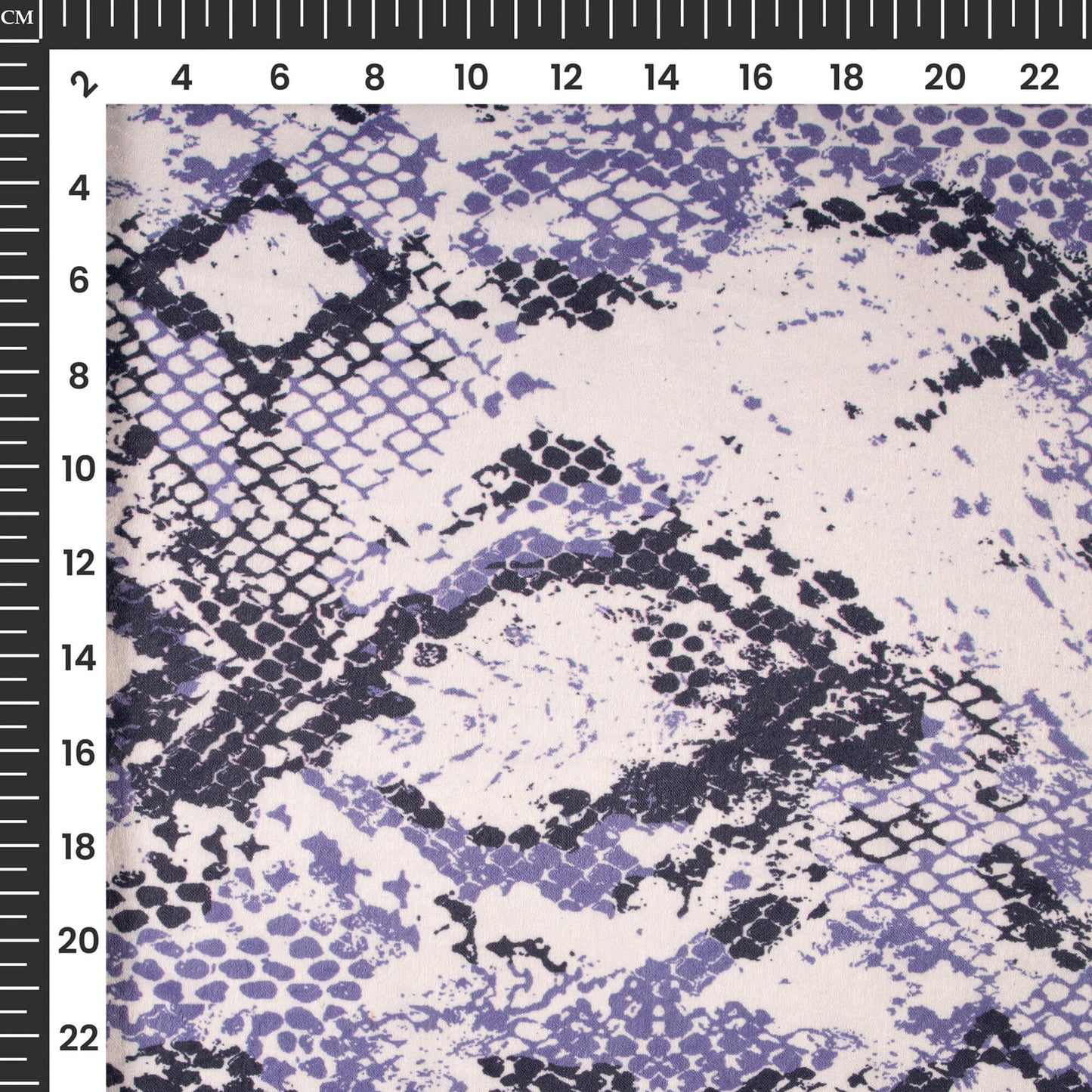 Trendy Snake Print Digital Print Lush Satin Fabric