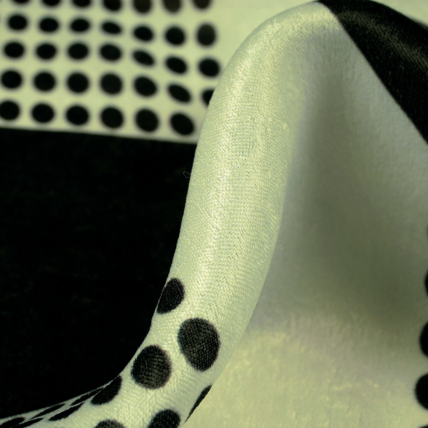 Trendy Colorblock Digital Print Lush Satin Fabric