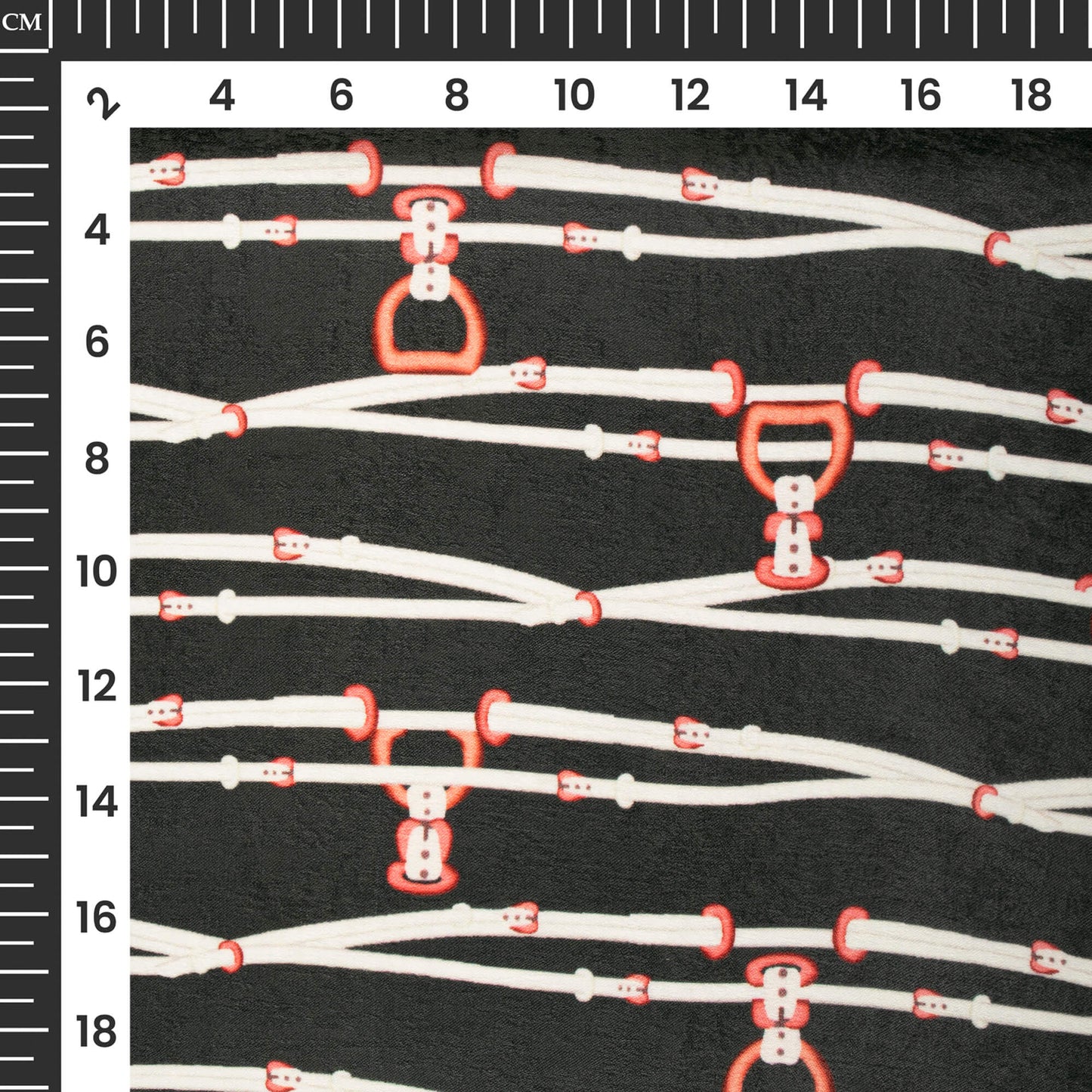 Lovely Quirky Digital Print Lush Satin Fabric