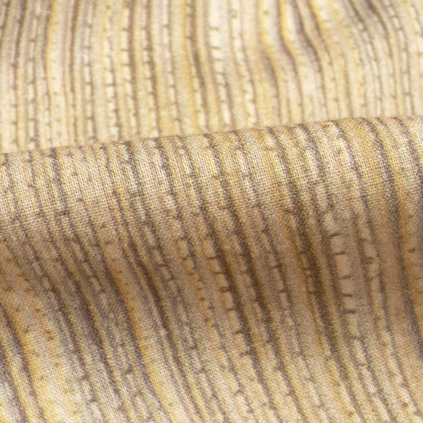 Sand Beige And Yellow Texture Digital Print Cotton Cambric Fabric