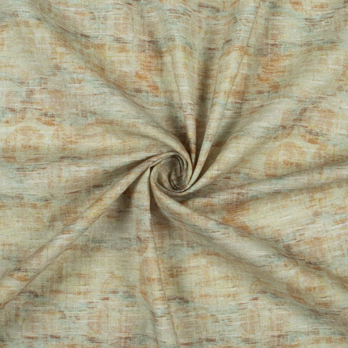 Sage Green And Brown Marble Digital Print Cotton Cambric Fabric