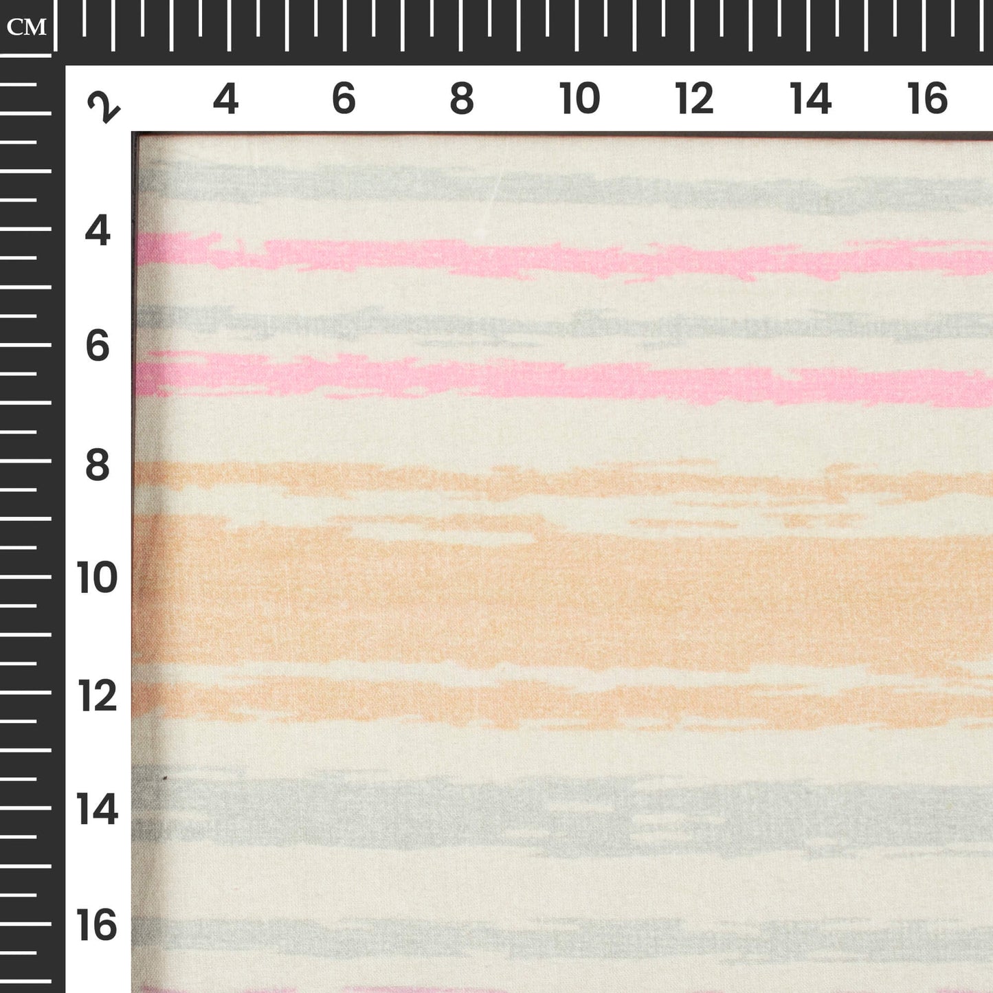 Exclusive Multi-Color Stripes Digital Print Cotton Cambric Fabric