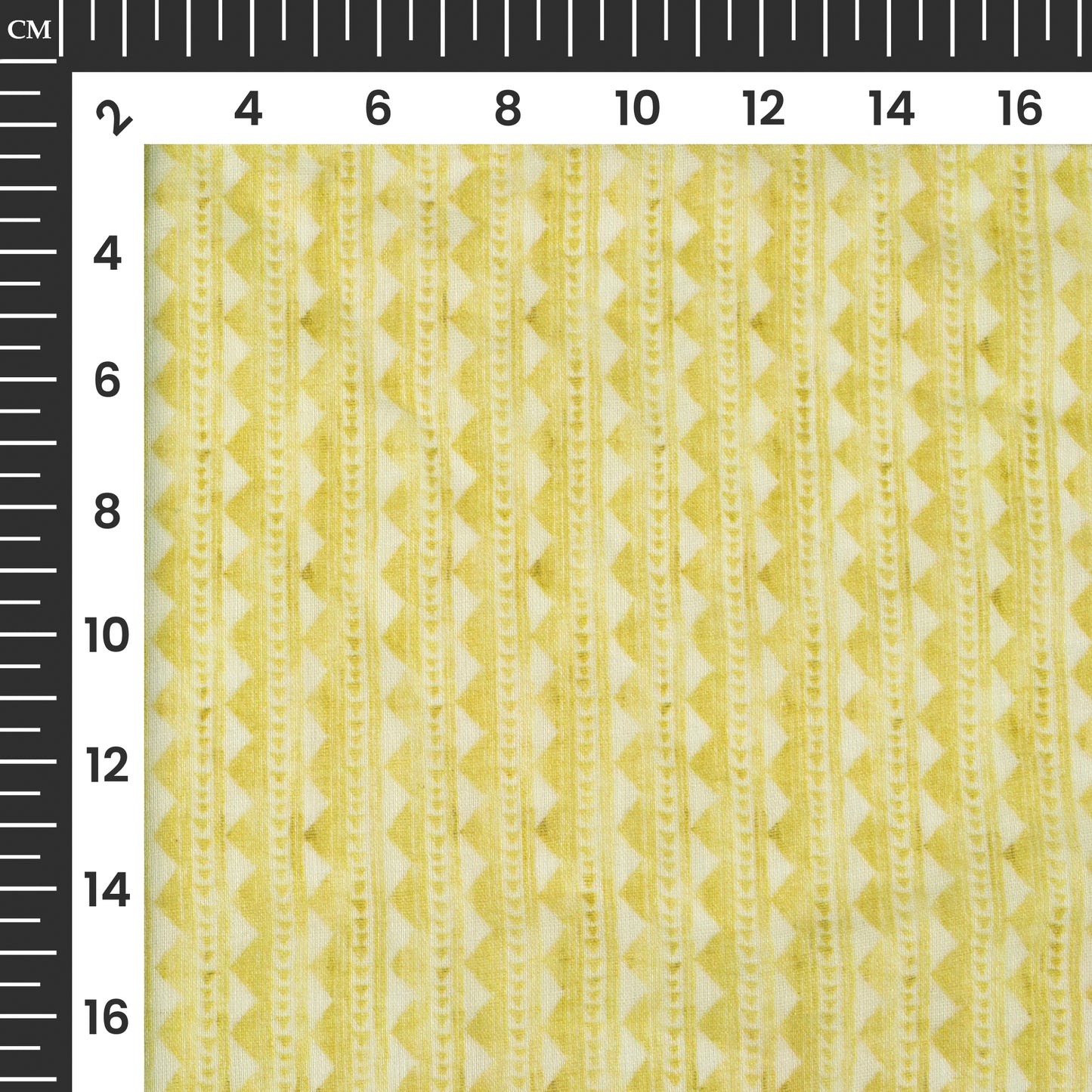 Exclusive Sand Yellow And White Stripes Digital Print Pure Cotton Mulmul Fabric