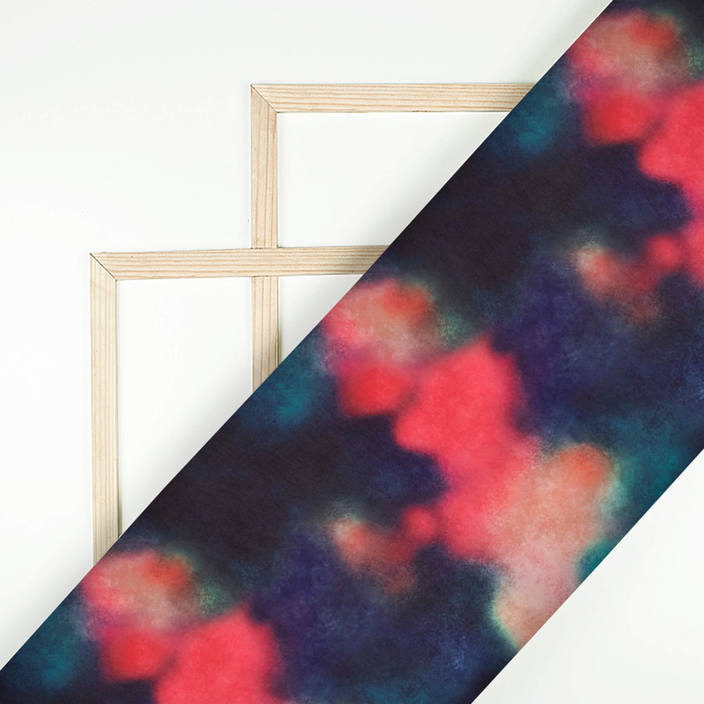 Exclusive Blue Tye And Dye Digital Print Georgette Fabric