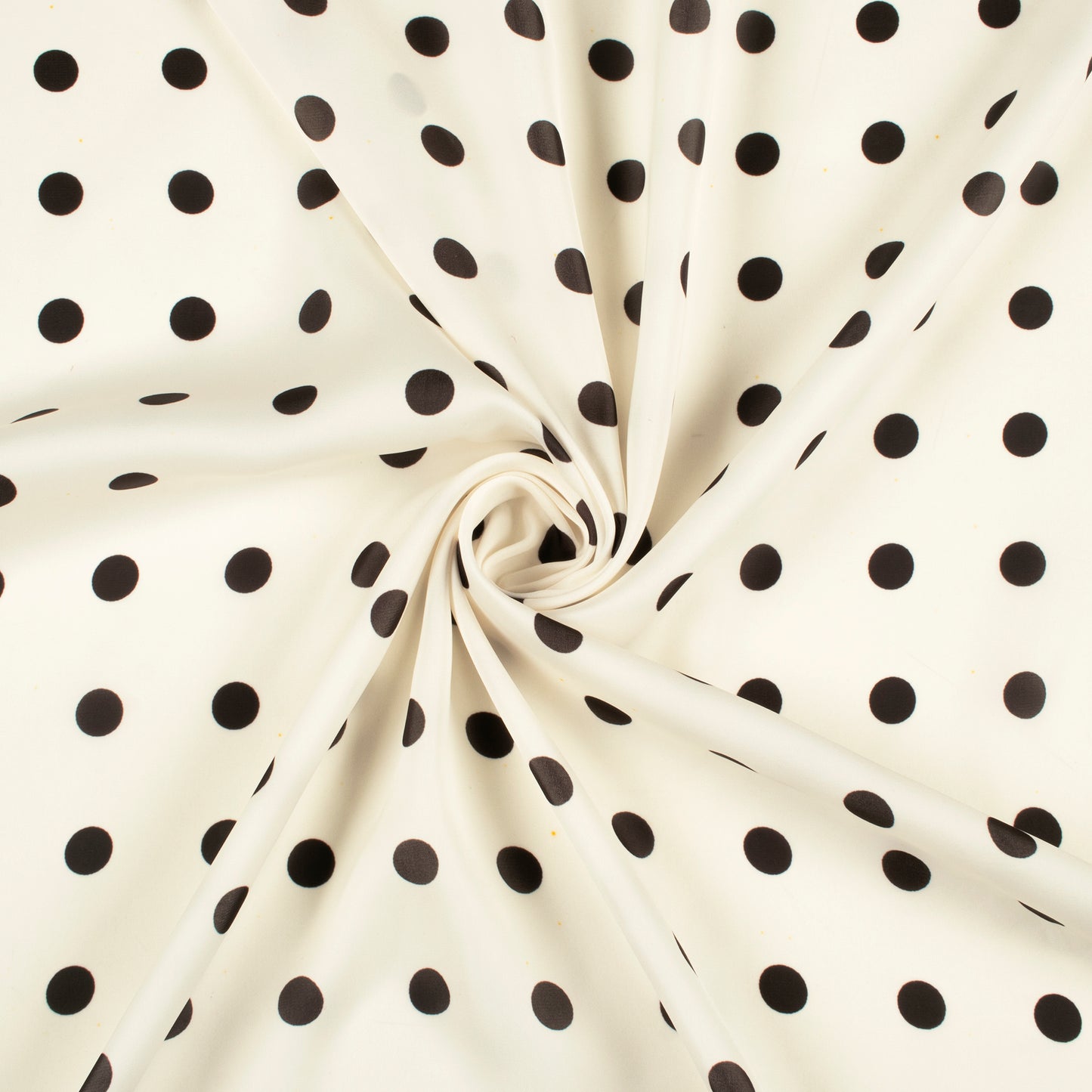 Trendy Polka Dots Digital Print Imported Satin Fabric