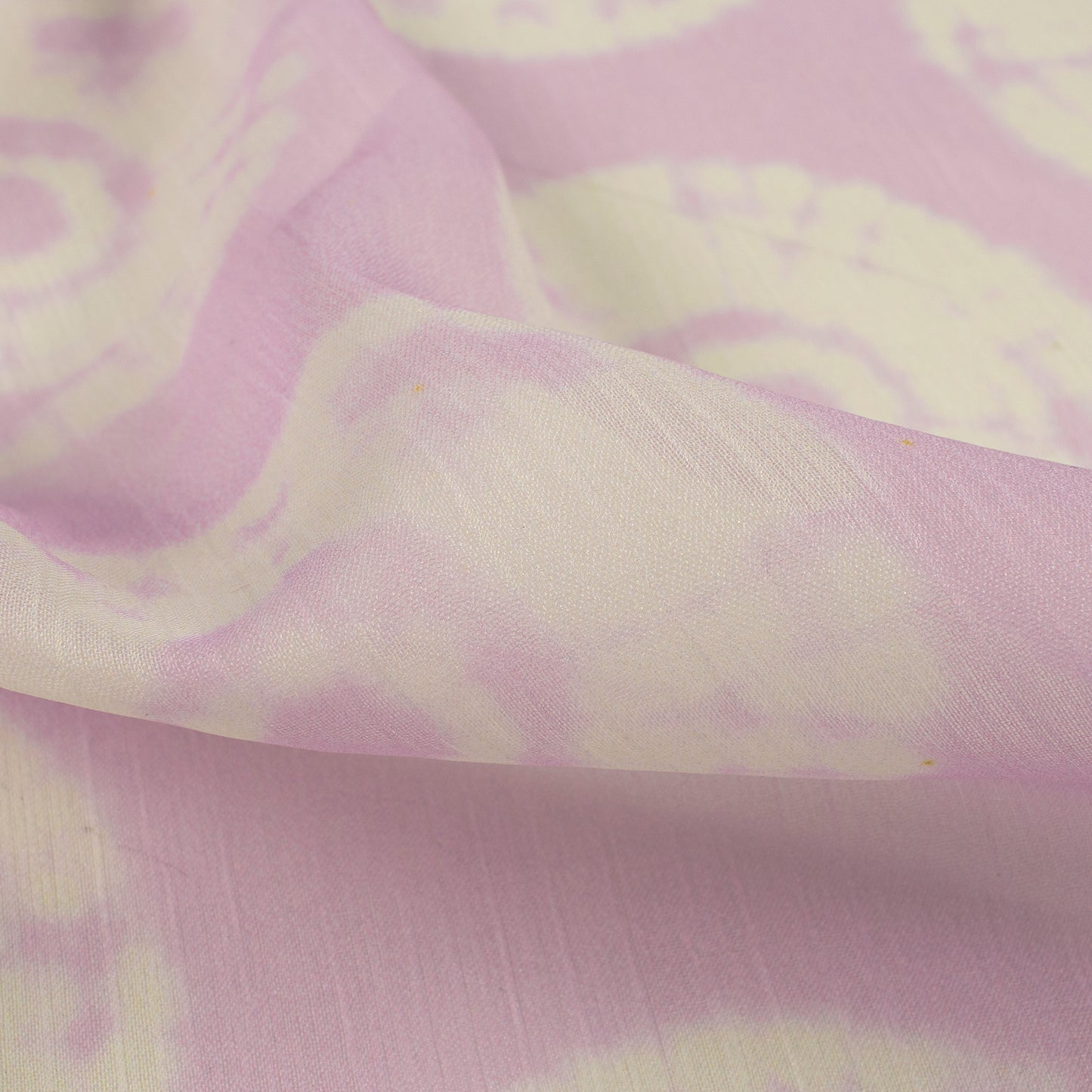 Lavender Geometric Butta Digital Print Chiffon Fabric