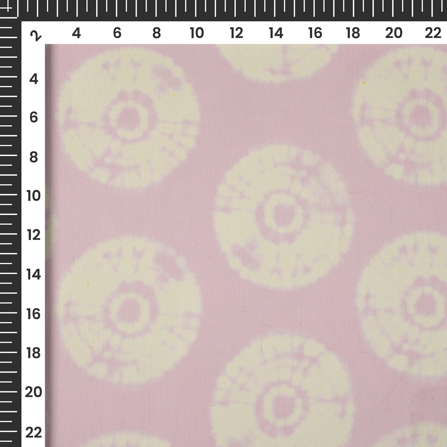 Lavender Geometric Butta Digital Print Chiffon Fabric