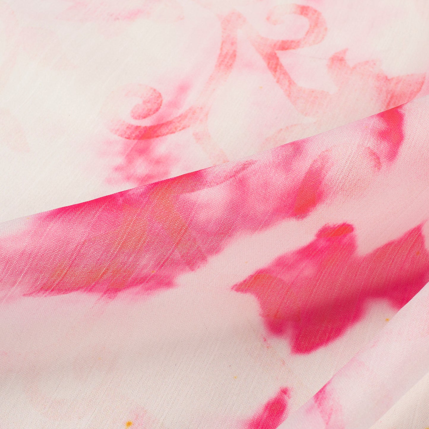 Classy Tye And Dye Digital Print Chiffon Fabric