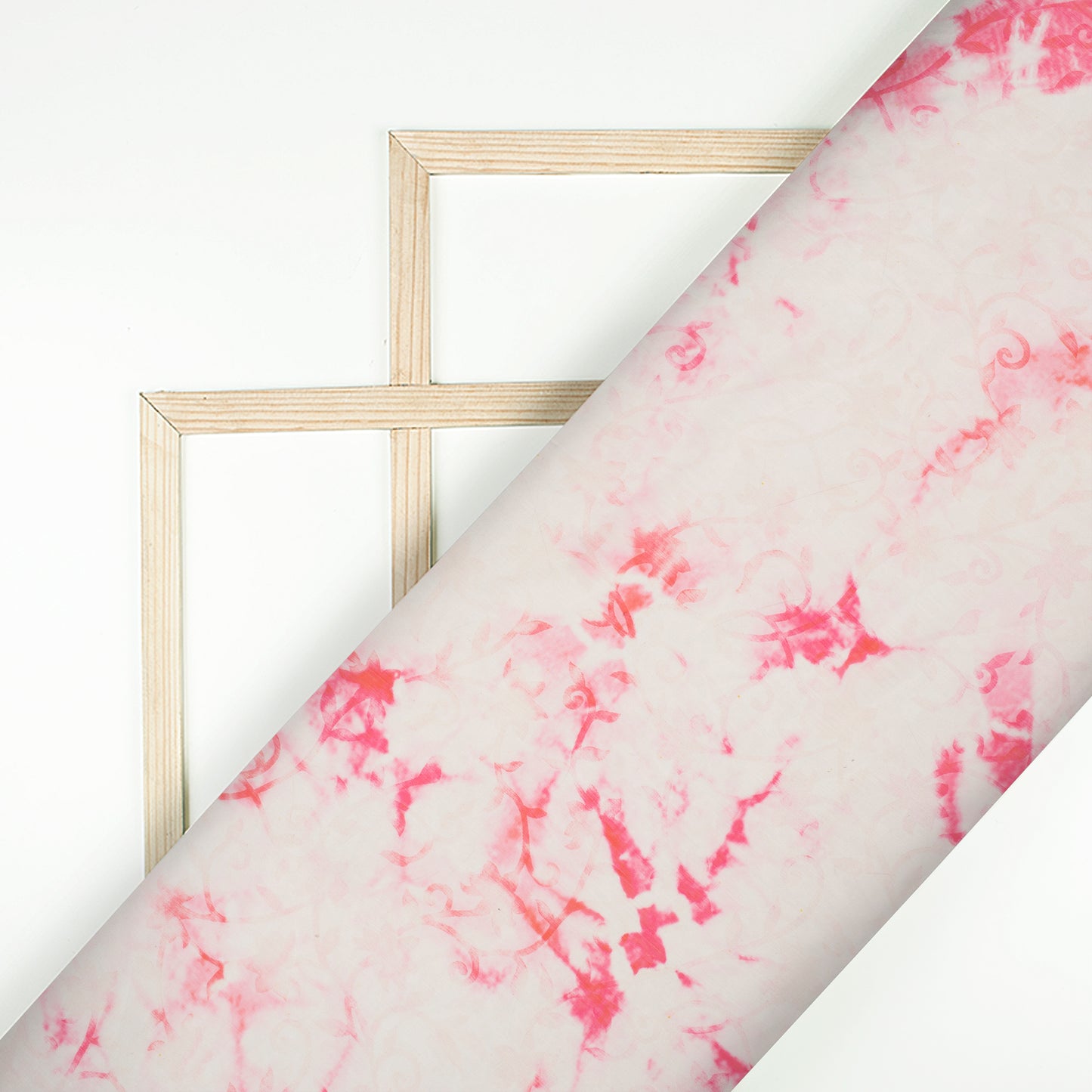 Classy Tye And Dye Digital Print Chiffon Fabric
