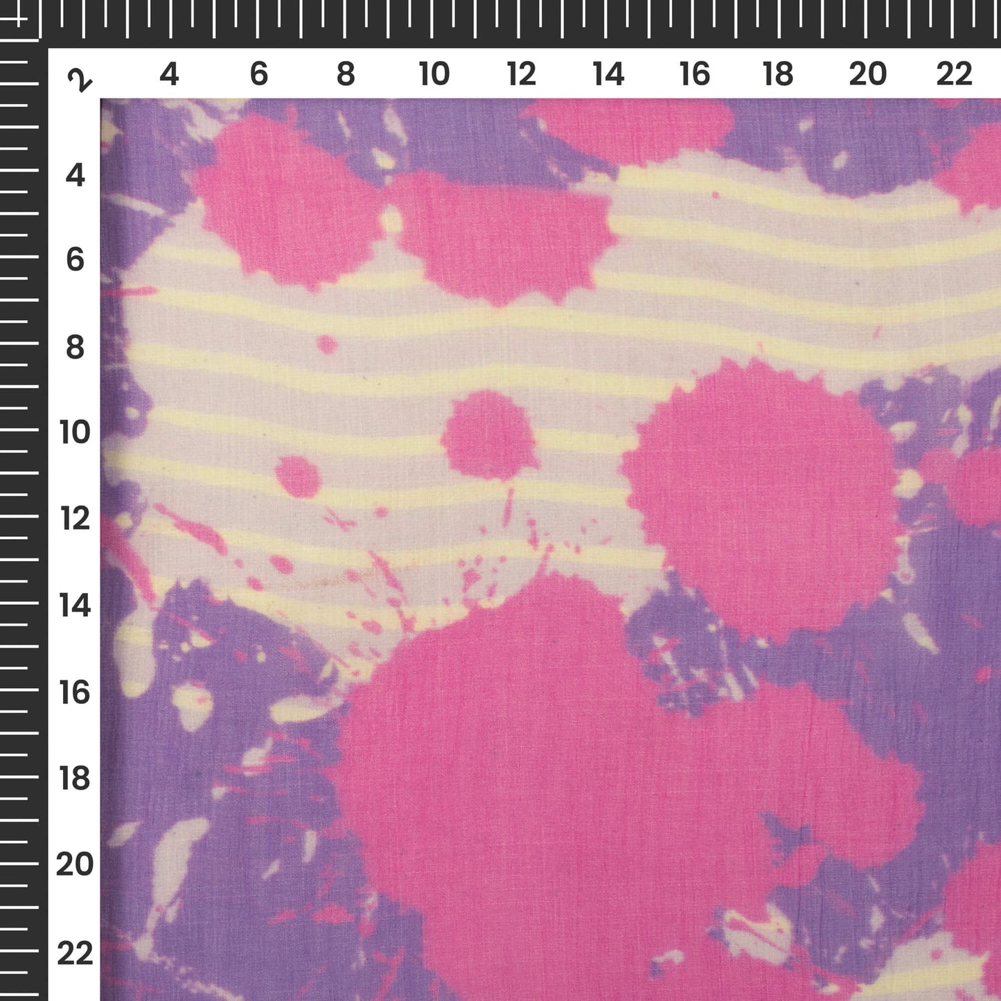 Exclusive Tye And Dye Digital Print Bemberg Chiffon Fabric