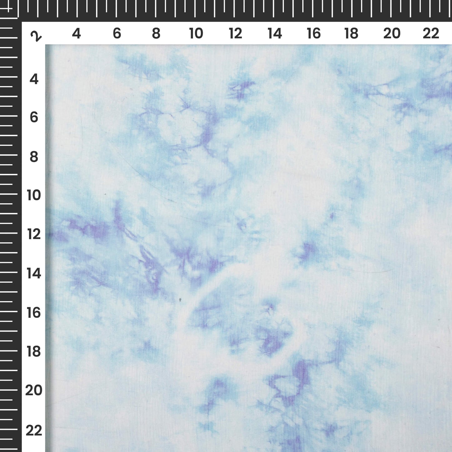 Impressive Tie Dye Digital Print Bemberg Chiffon Fabric