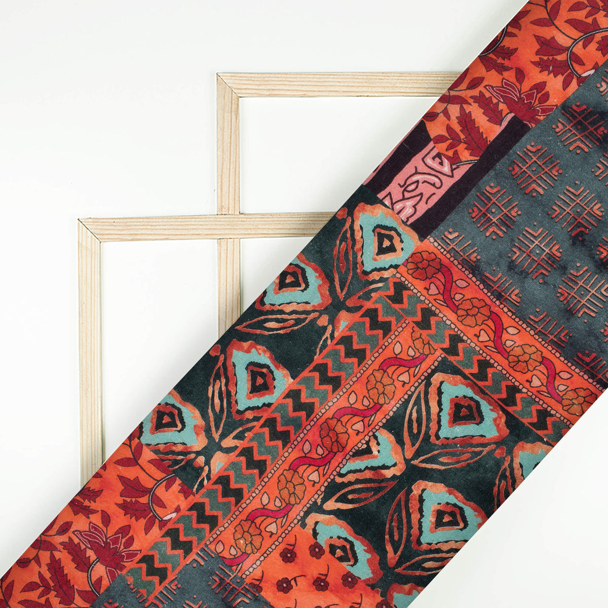 Exclusive Ethnic Digital Print Premium Swiss Linen Fabric