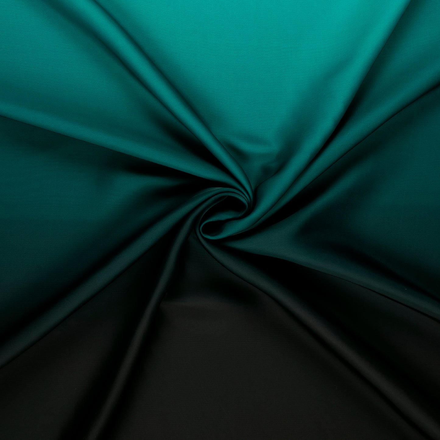 Green Ombre Digital Print Imported Satin Fabric