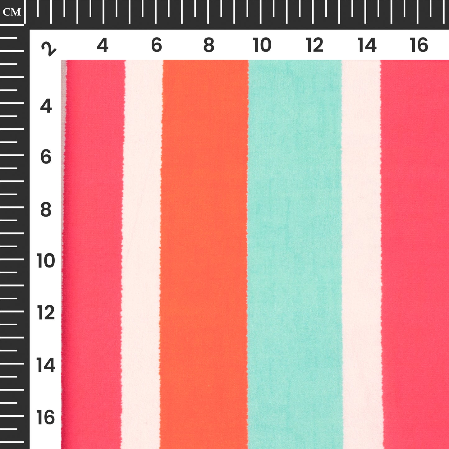 Classy Stripes Digital Print BSY Crepe Fabric