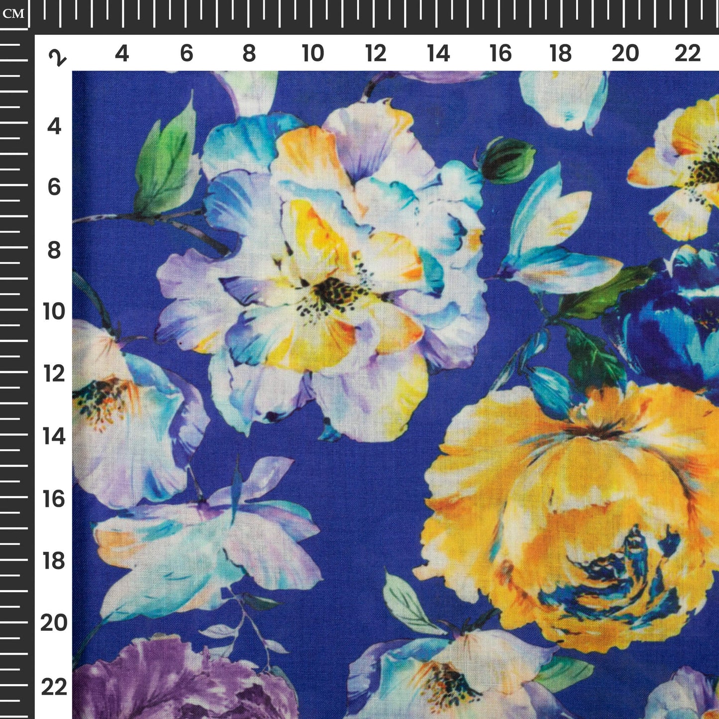 Exclusive Floral Digital Print Poly Cambric Fabric