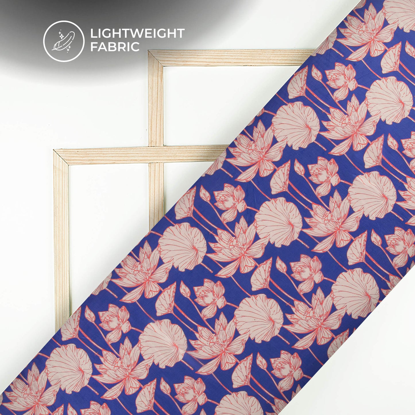Exclusive Floral Digital Print Organza Satin Fabric