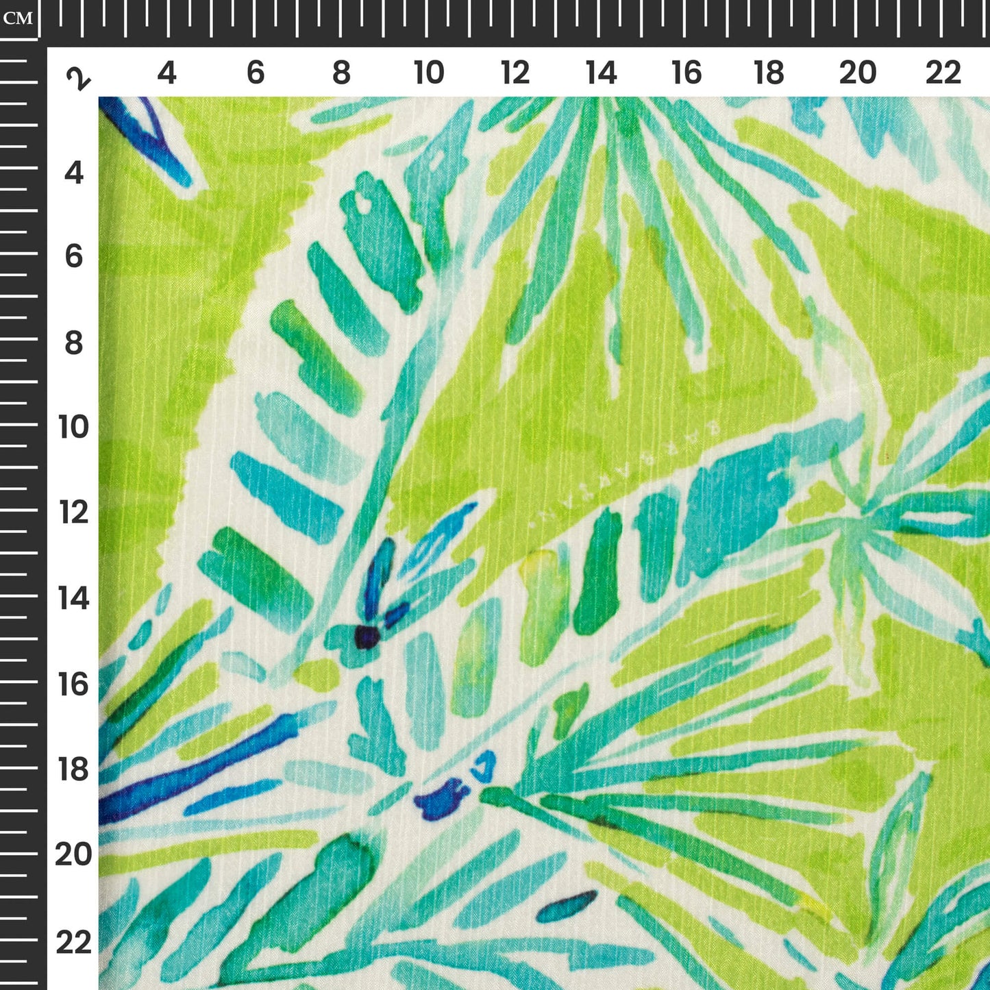 Exclusive Leafage Digital Print Poly Chinnon Chiffon Fabric