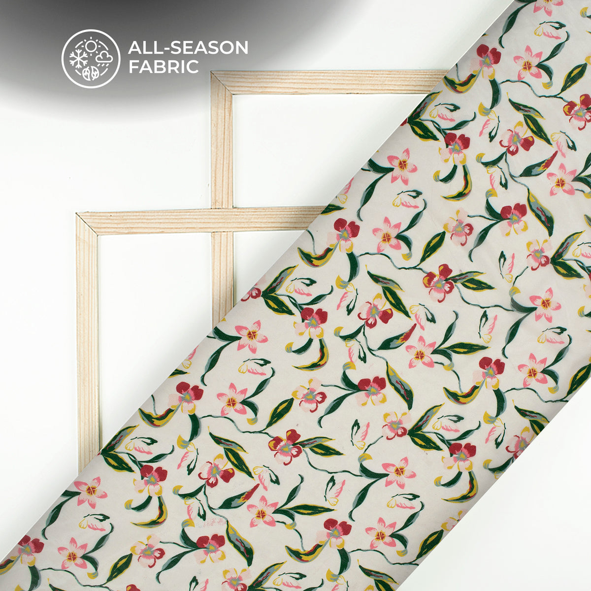 Attractive Floral Digital Print Pure Georgette Fabric