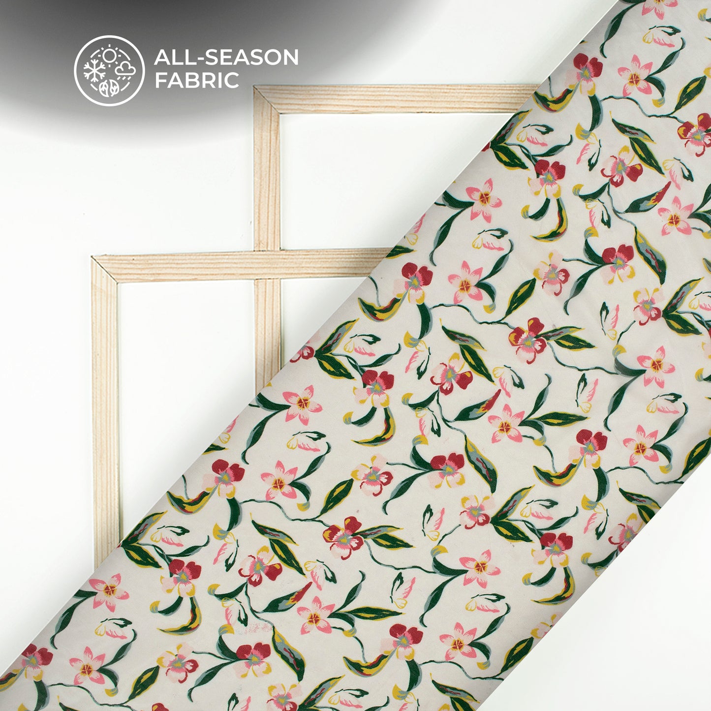 Attractive Floral Digital Print Pure Georgette Fabric