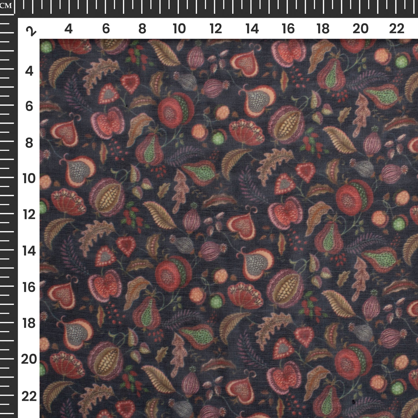 Beautiful Floral Digital Print Pure Organza Fabric