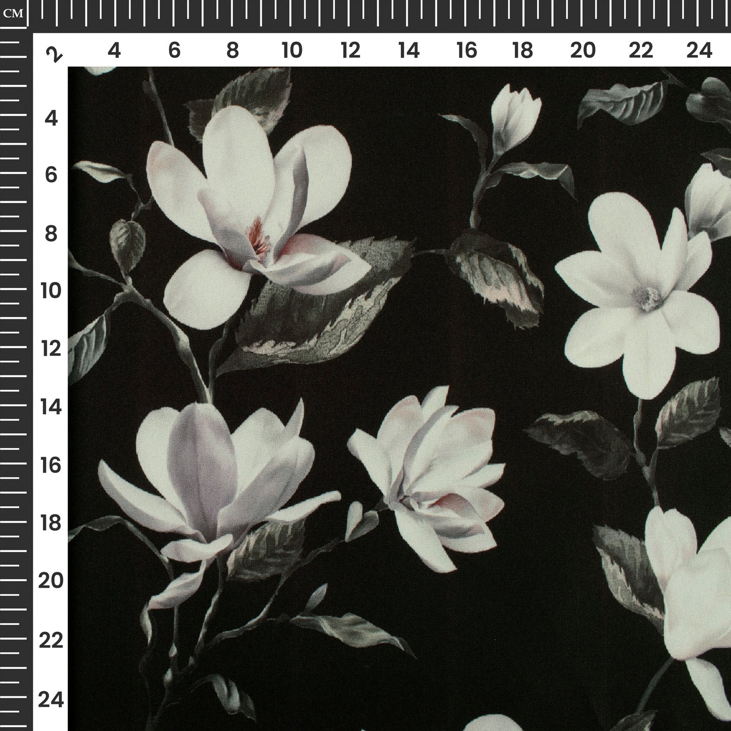 Fantastic Floral Digital Print Butter Crepe Fabric