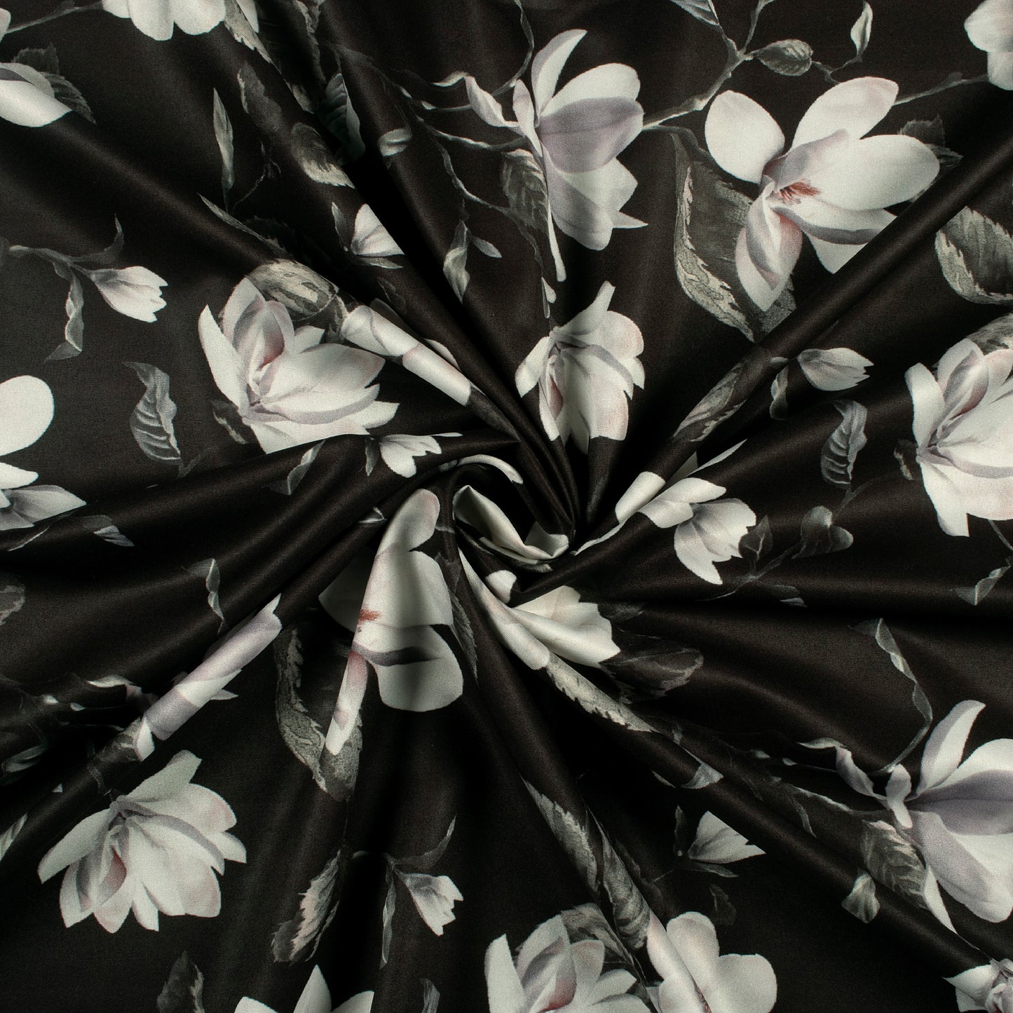 Fantastic Floral Digital Print Butter Crepe Fabric