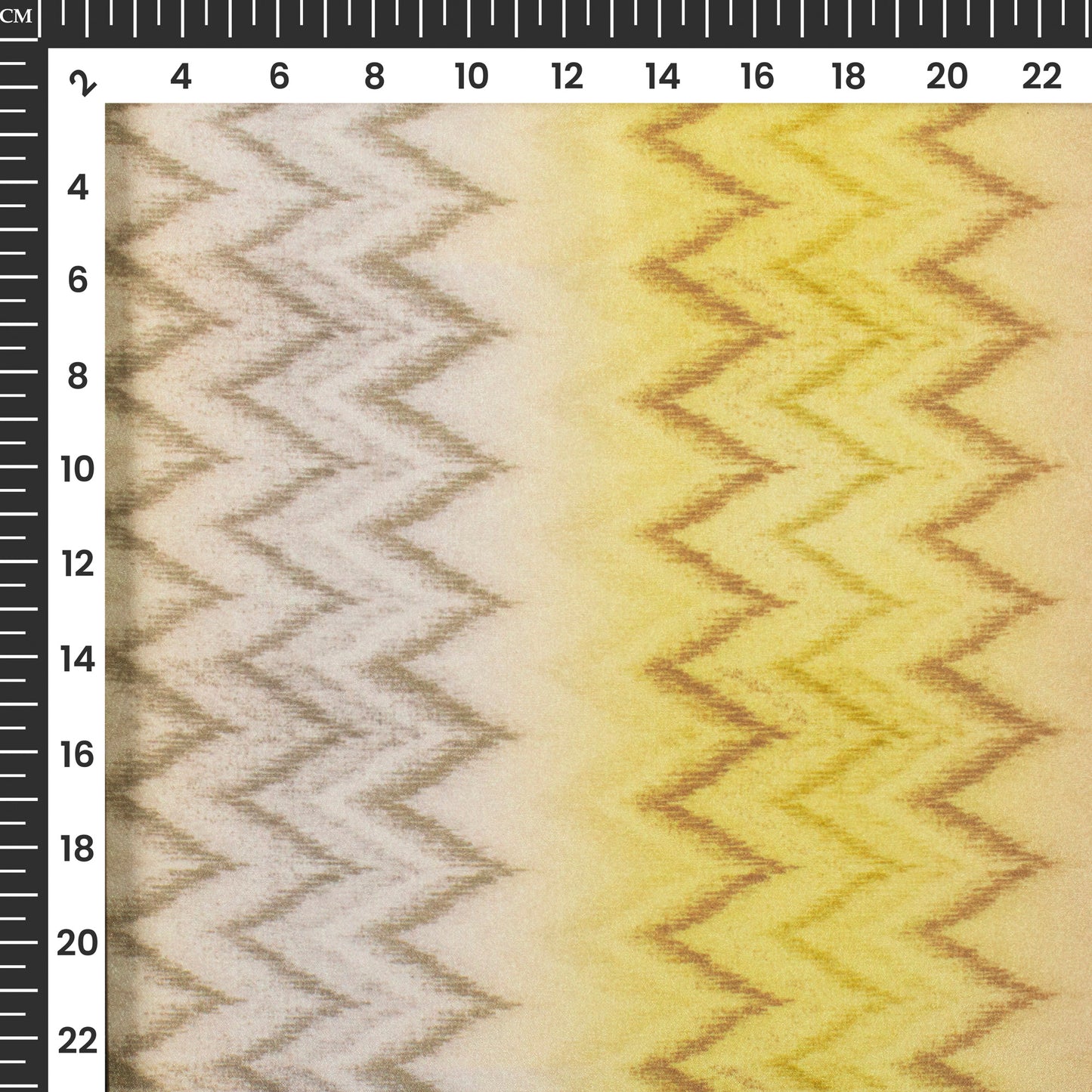 Stunning Chevron Digital Print Crepe Silk Fabric