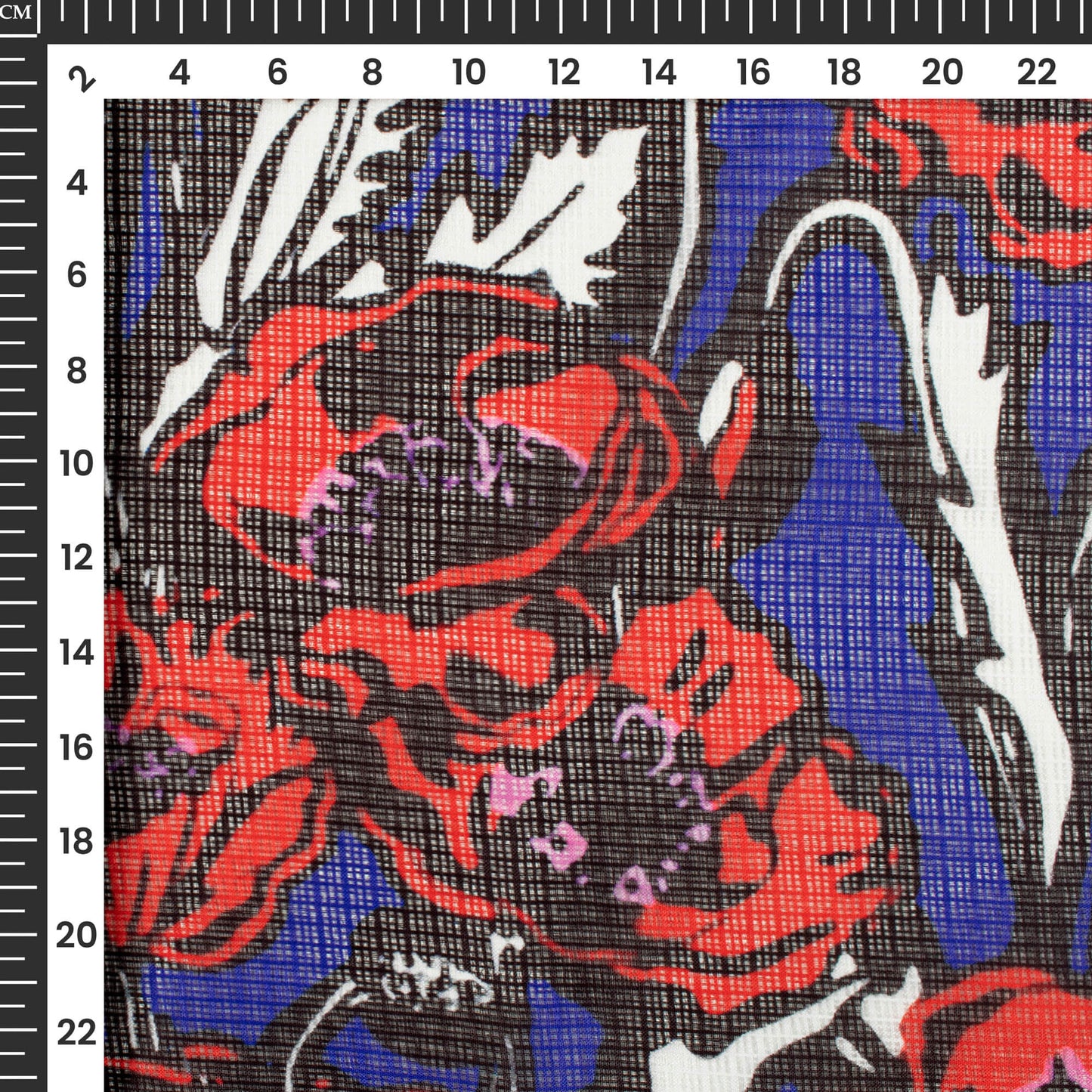 Attractive Floral Digital Print Kota Doria Fabric