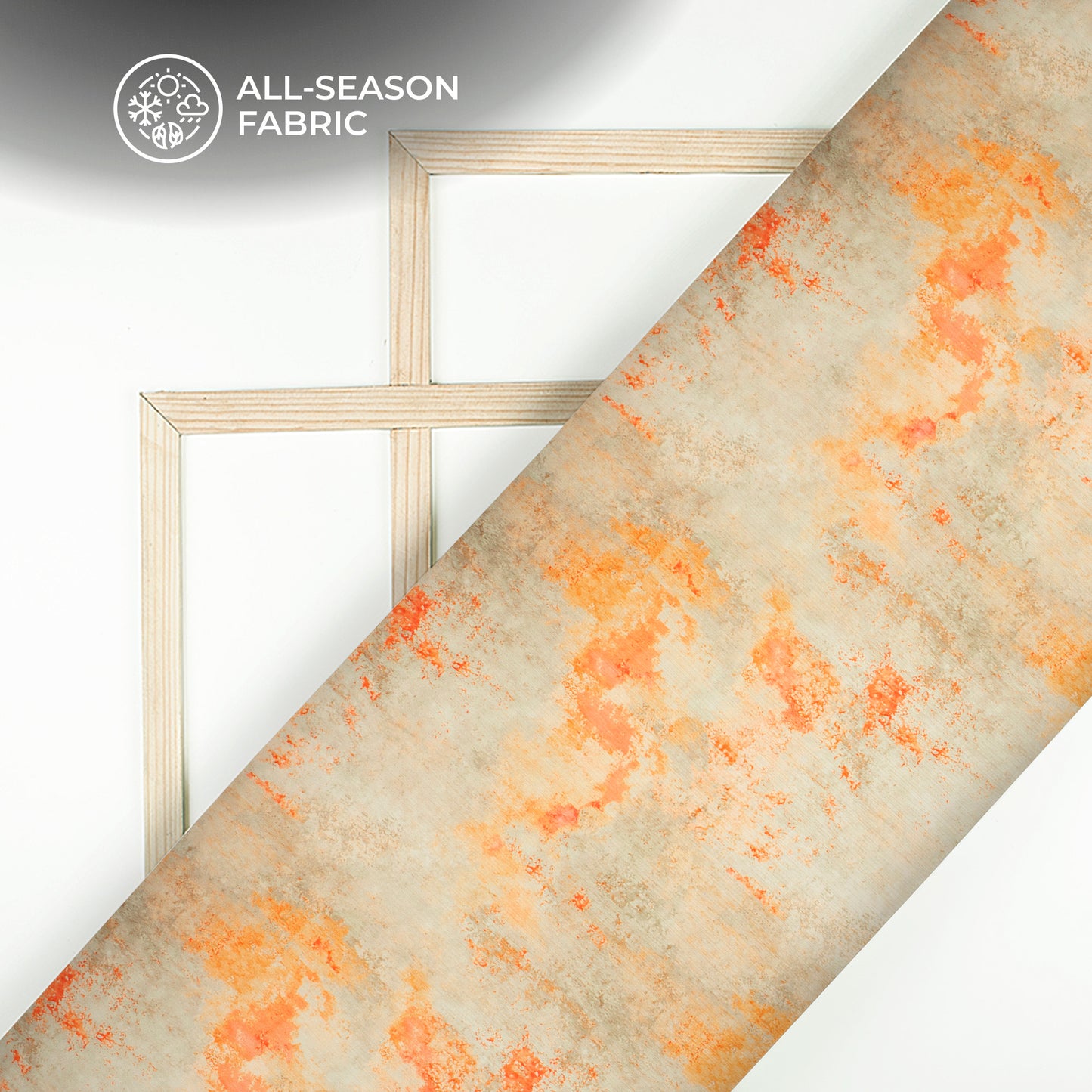Stunning Tie Dye Digital Print Chiffon Satin Fabric