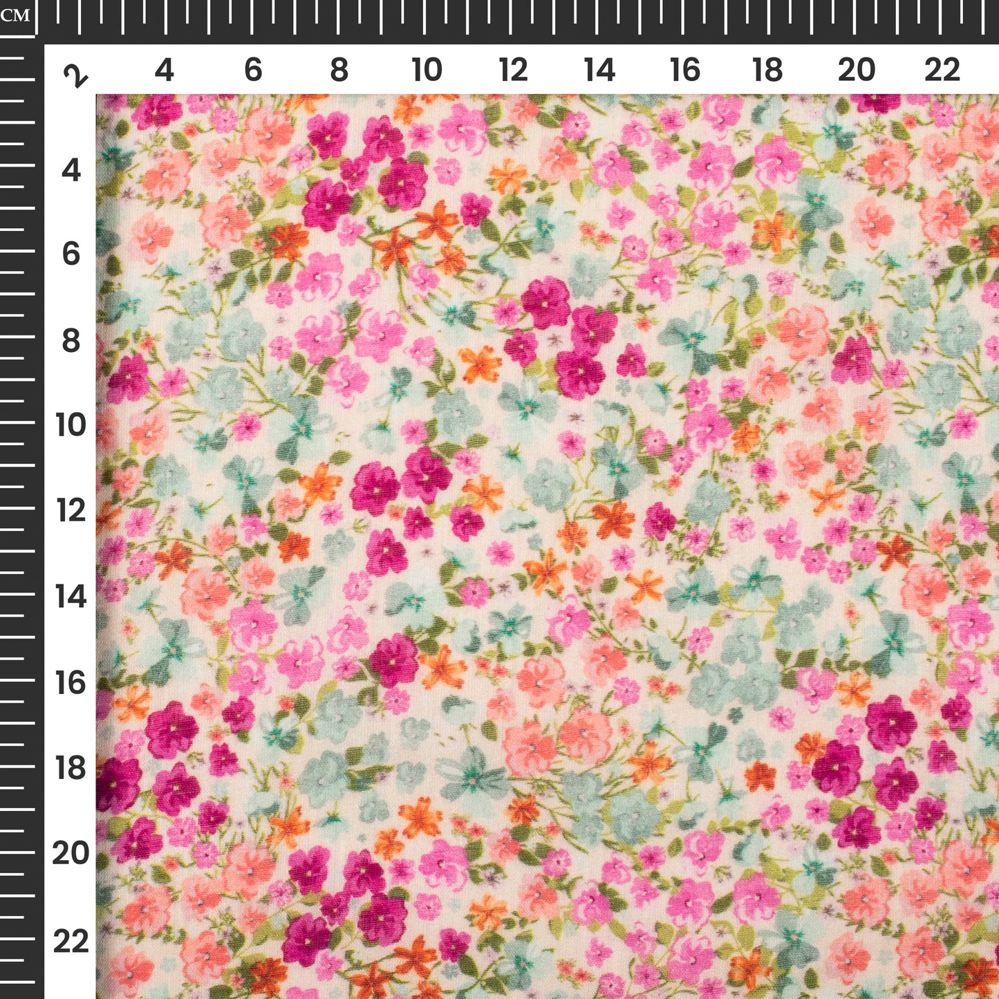 Attractive Floral Digital Print Pure Cotton Mulmul Fabric