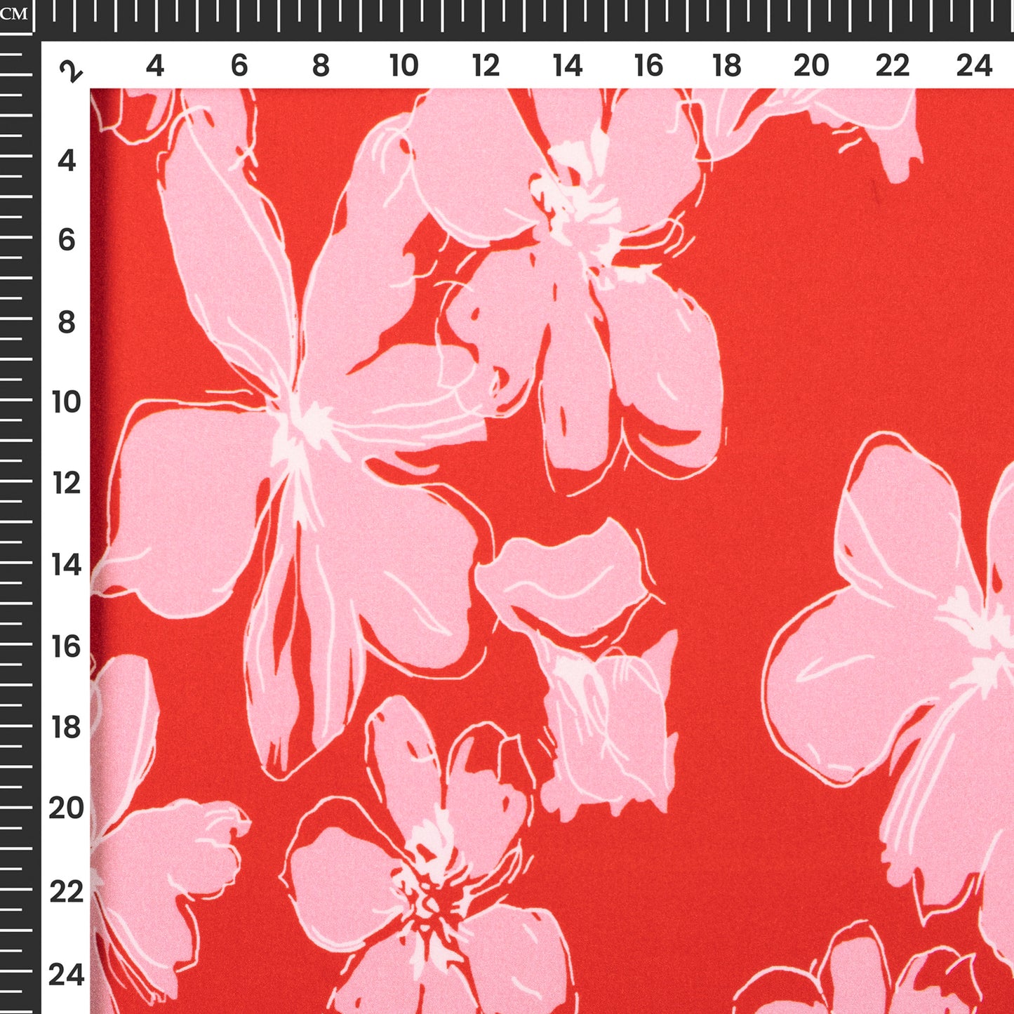 Exclusive Floral Digital Print Crepe Silk Fabric