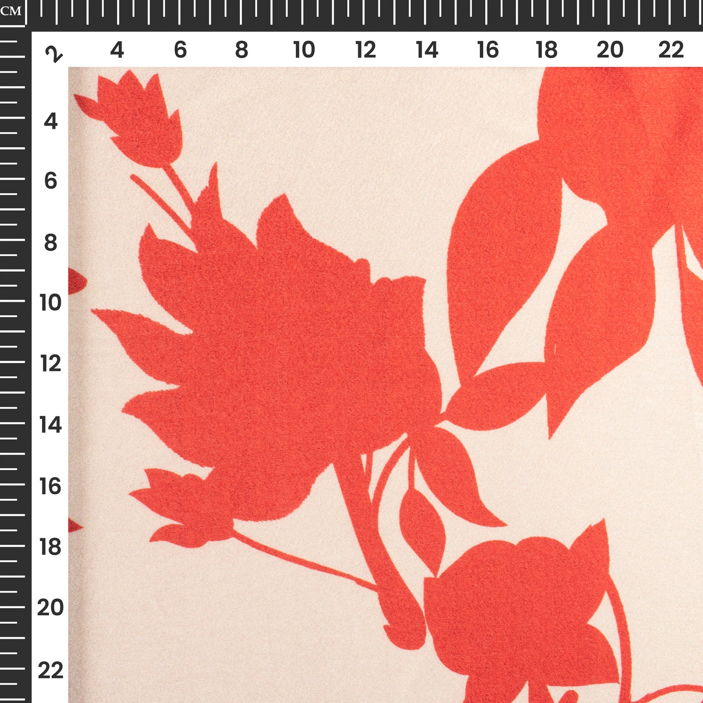 Attractive Floral Digital Print Japan Satin Fabric
