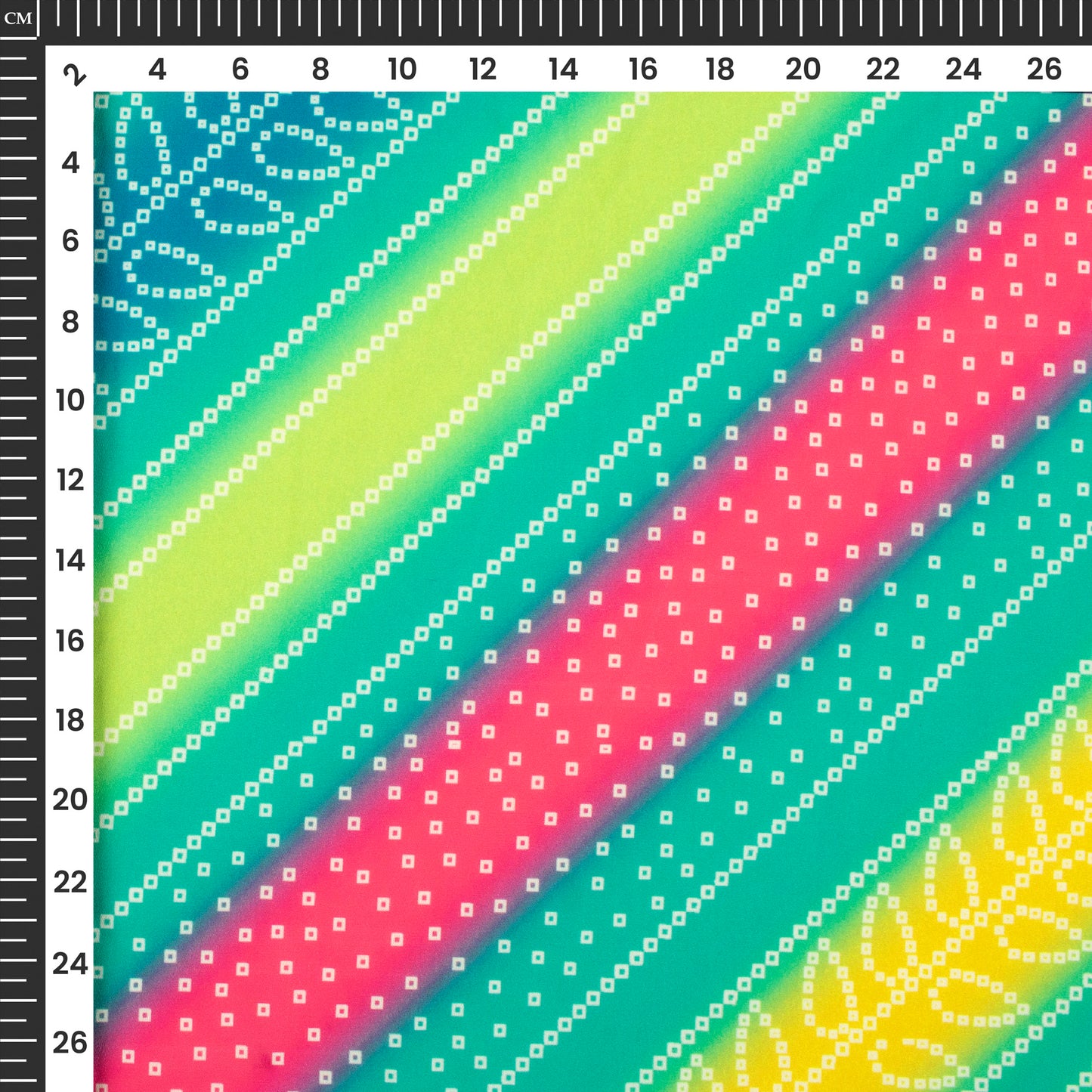 Engaging Bandhanii Digital Print Moss Georgette Fabric(Width 56 Inches)