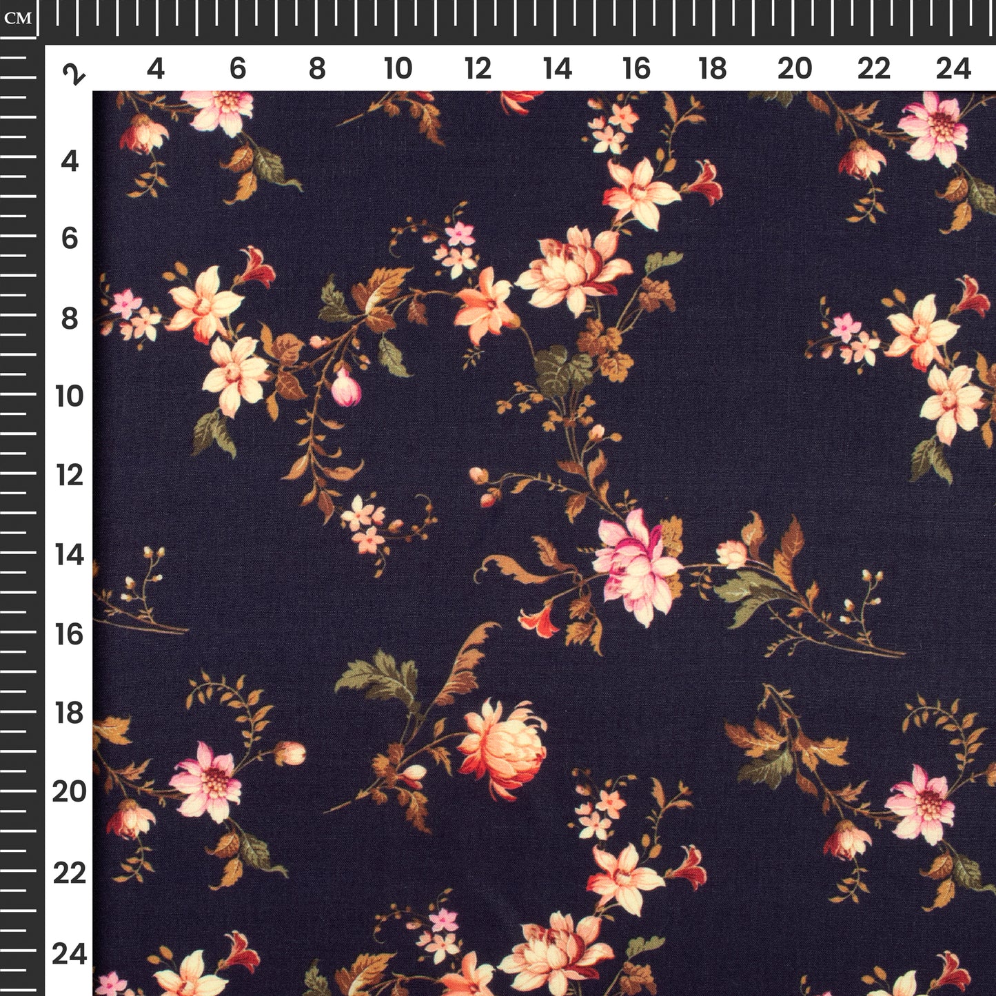 Stunning Floral Digital Print Muslin Fabric