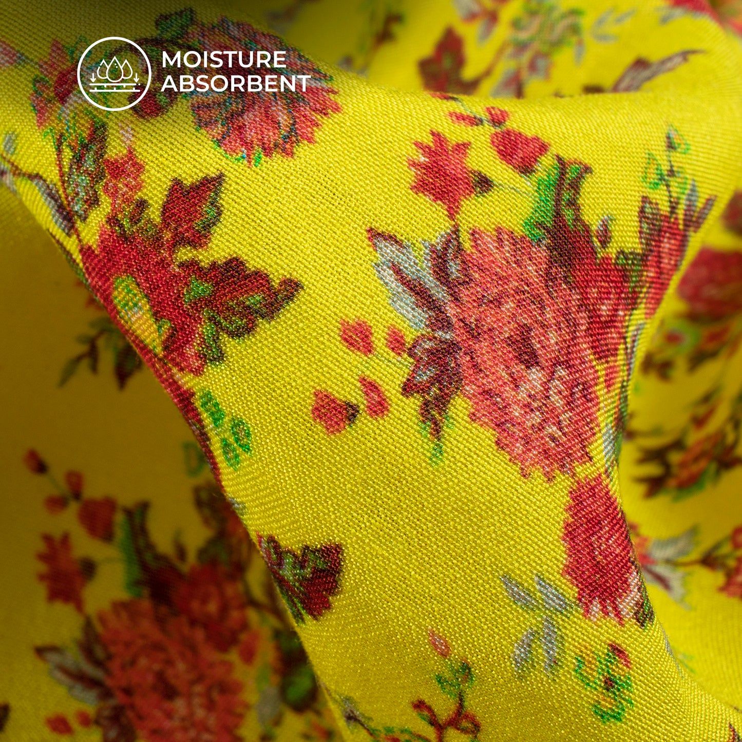 Beautiful Floral Digital Print Viscose Muslin Fabric