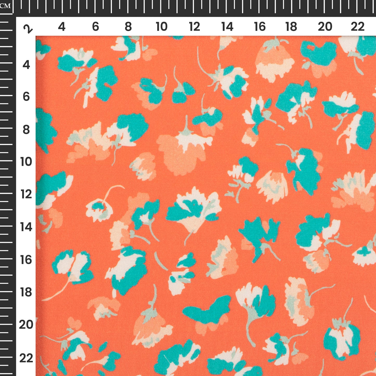 Floral Digital Print Crepe Silk Fabric