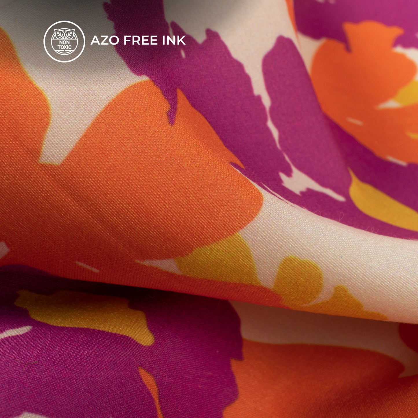 Gorgeous Floral Digital Print Muslin Fabric