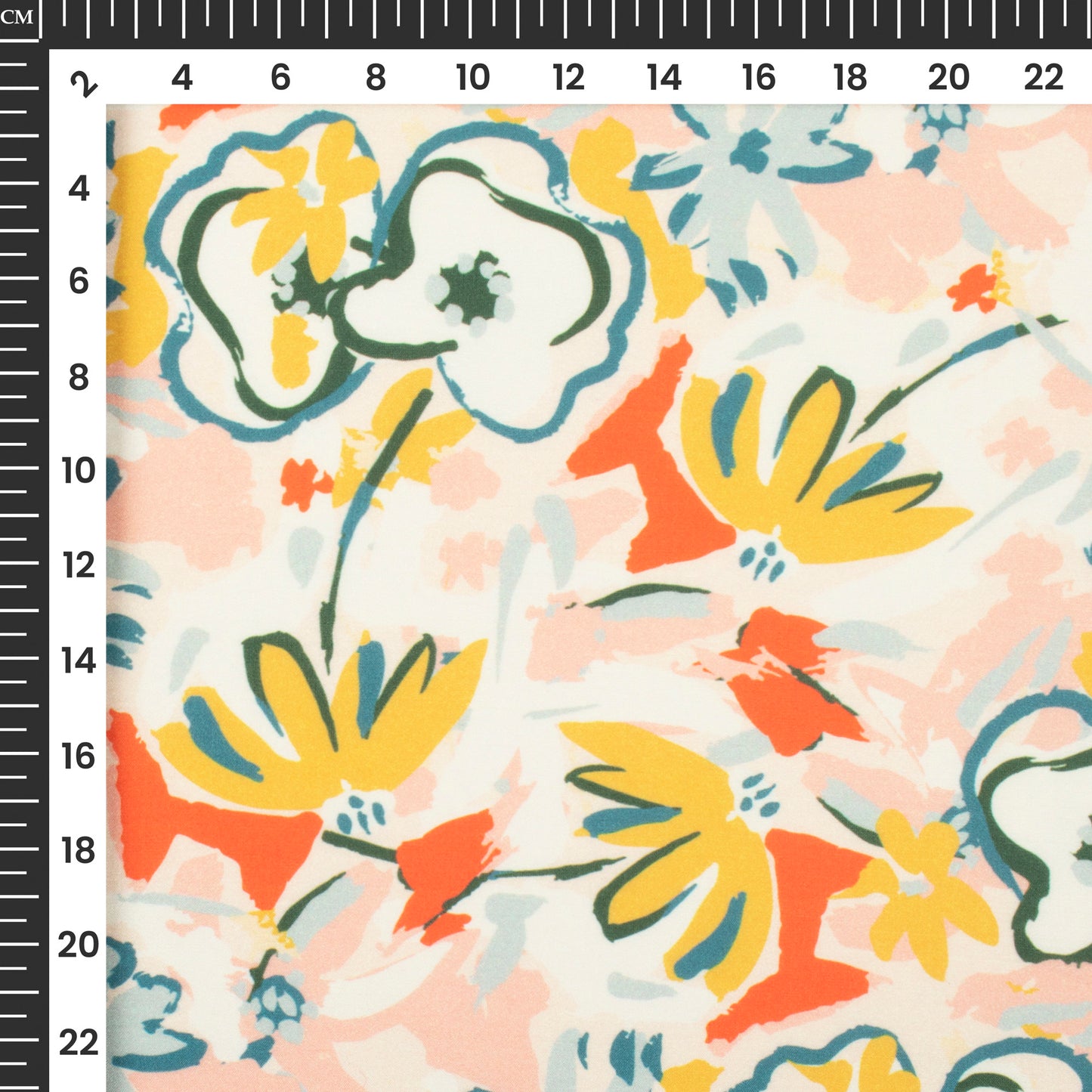 Bestselling Floral Digital Print Muslin Fabric