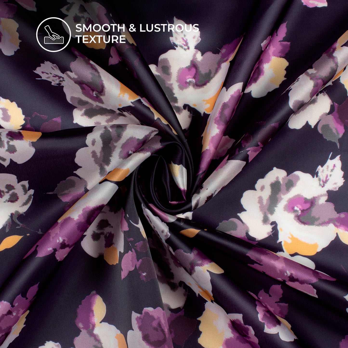 Bestselling Floral Digital Print Organza Satin Fabric