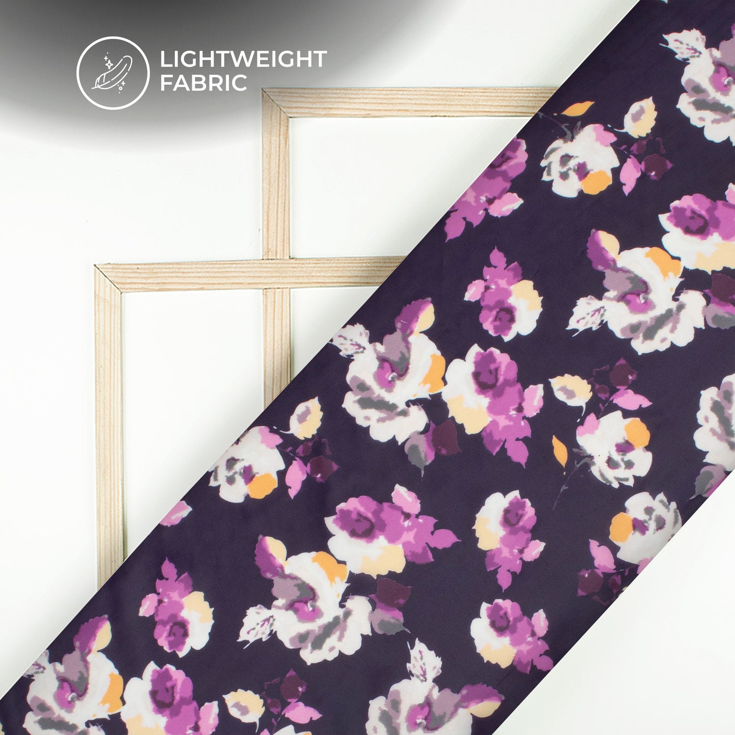 Bestselling Floral Digital Print Organza Satin Fabric